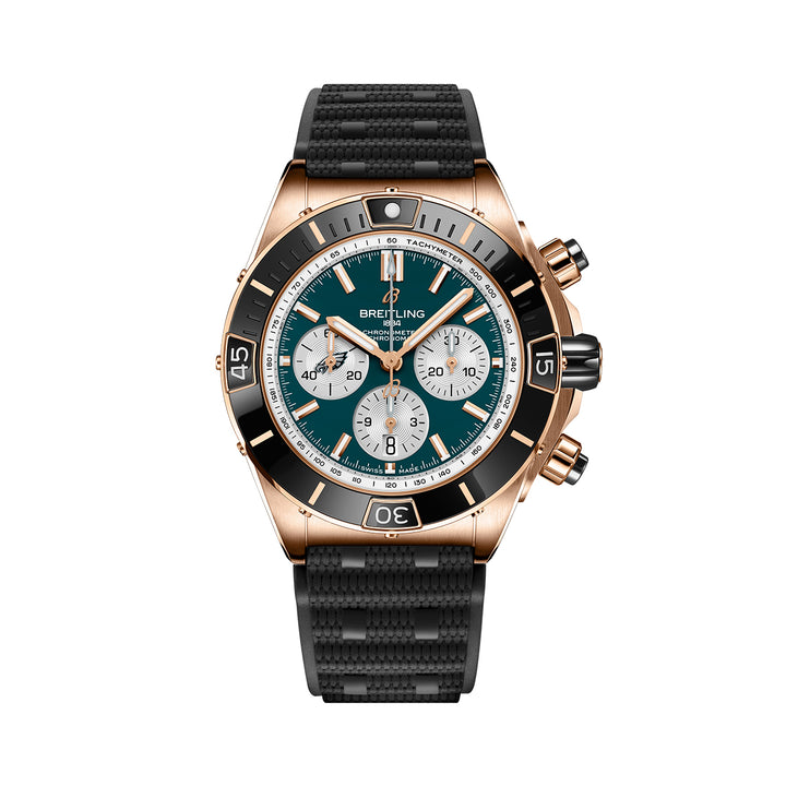 Breitling Super Chronomat B01 44 Eagles NFL Edition RB01366A1L3S1