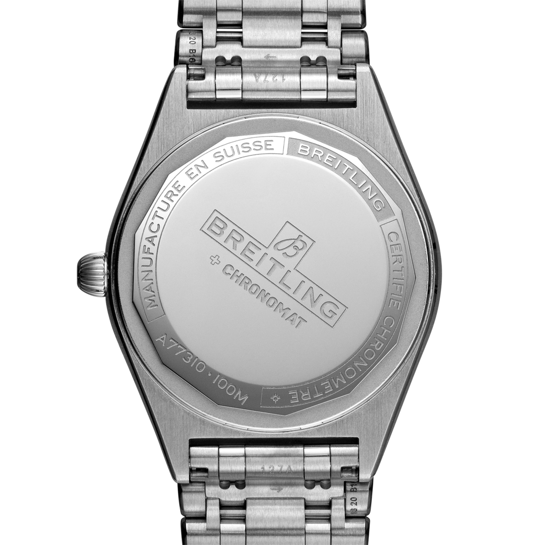 Breitling Ladies Stainless Steel Chronomat 32 Lab Grown Diamond Quartz #A77310591A1A1