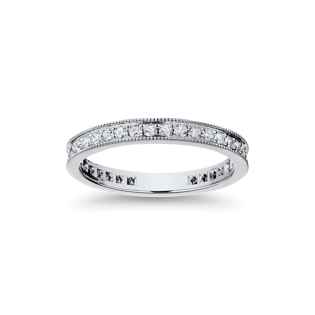 18k Gold and .56 Total Weight Diamond Channel Set Band