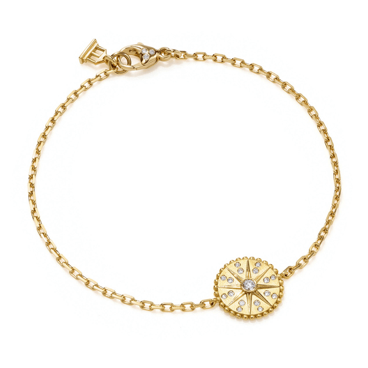 Temple St. Clair 18k Yellow Gold Orbit Star Bracelet
