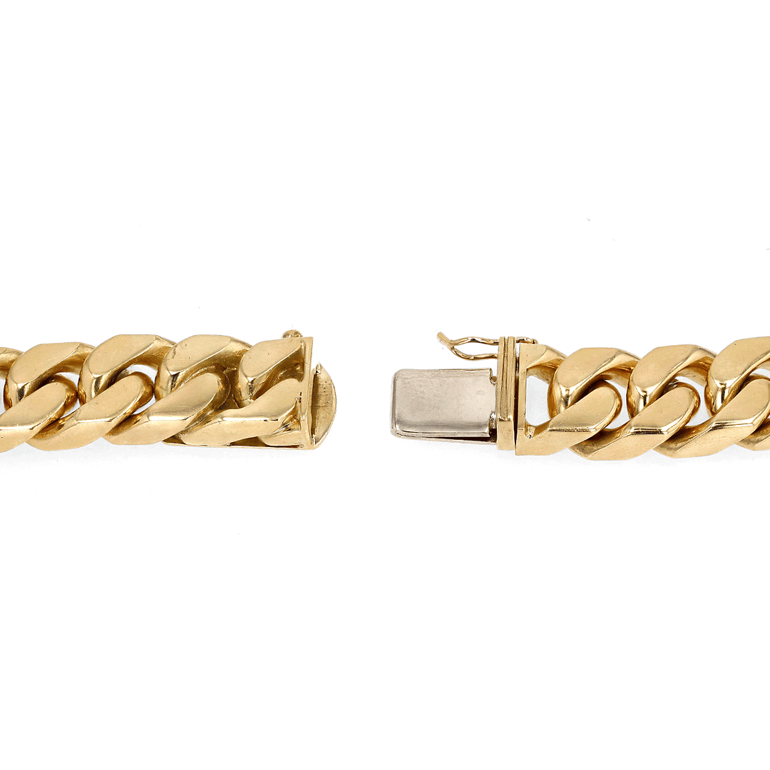 Hamilton Men's Collection Solid 10 mm Curb Link Chain