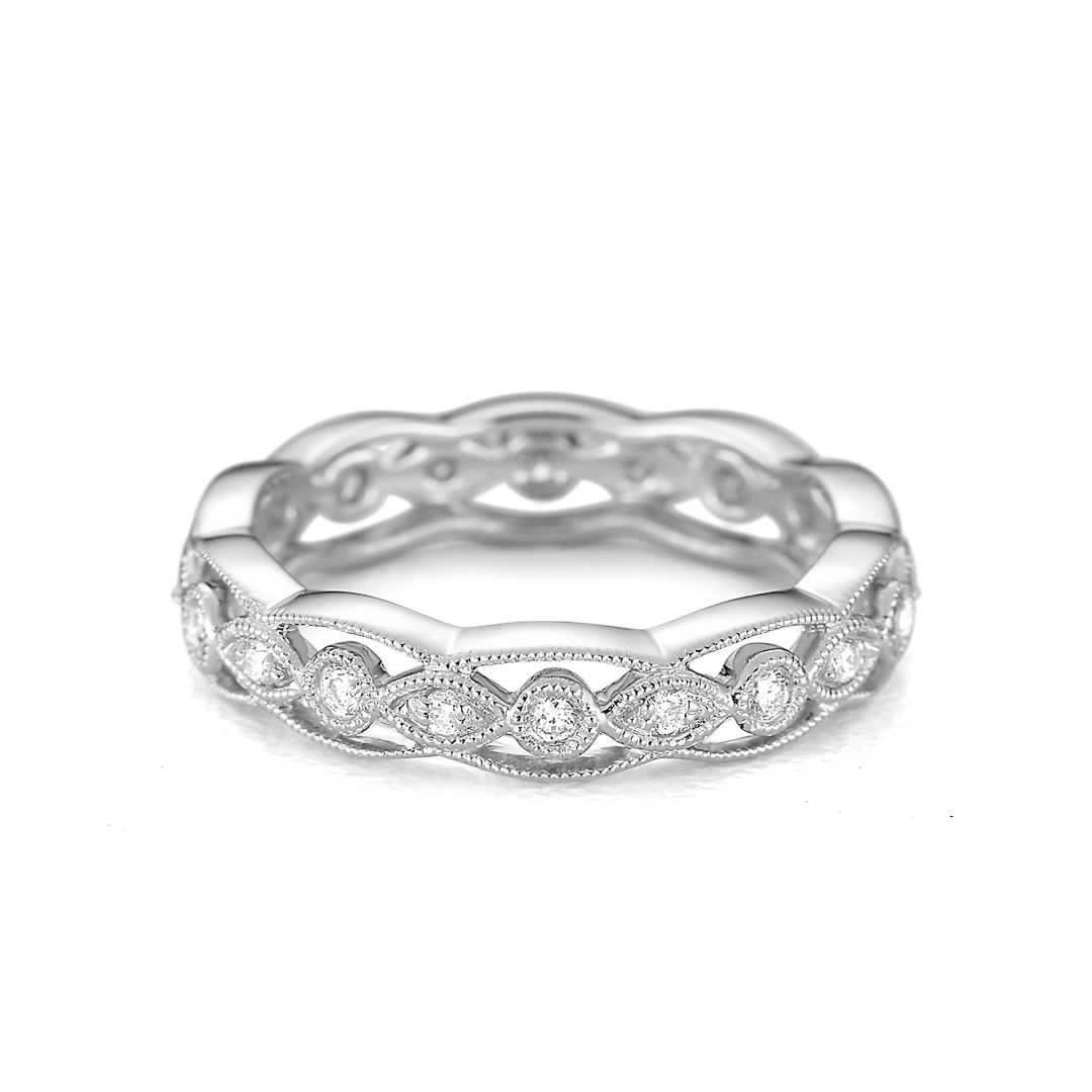 Hamilton Heritage Collection Platinum and 0.25 Total Weight Diamond Eternity Band
