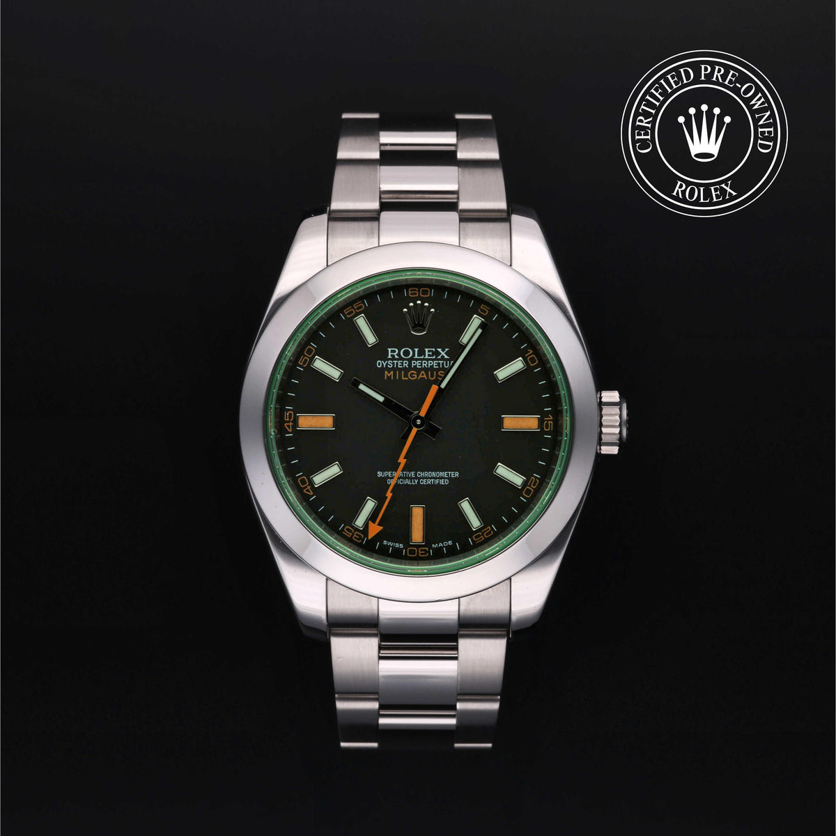 Rolex Certified Pre-Owned Milgauss M116400GV-0001